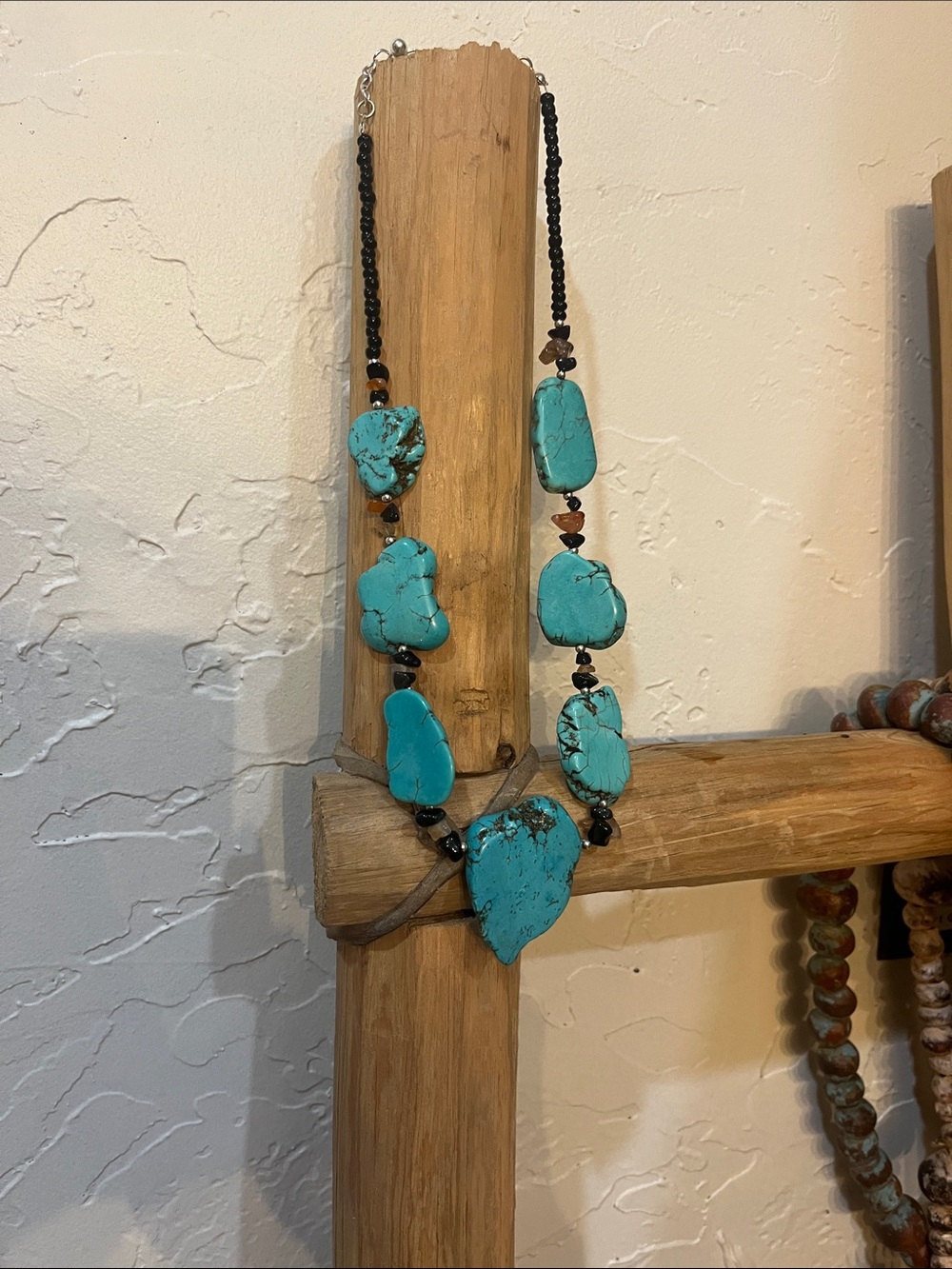 Turquoise like Stone Pendant Necklace - Women Jewelry